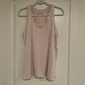 Under Armour light pink heathered heat gear tank top​​​​​